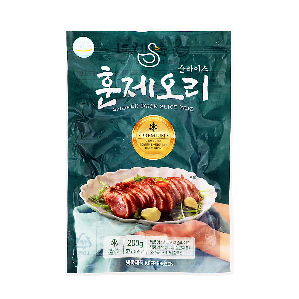 삼아 훈제오리 슬라이스 200g /냉동
