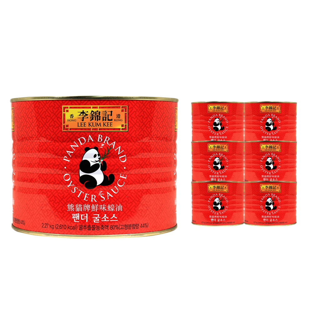 이금기 팬더굴소스 2.27kg-캔 한박스 (2.27kg x 6ea)