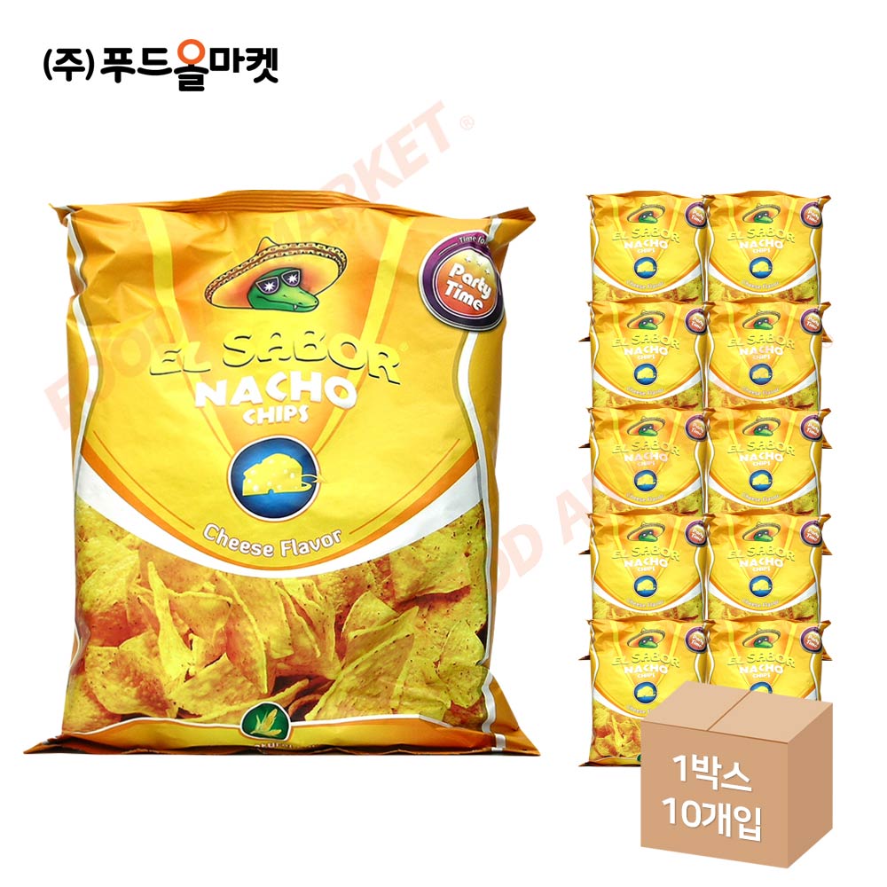 엘사보르 치즈향 나쵸칩 225g 한박스 (225g x 10ea)
