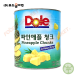 돌 파인애플 청크 3062g 한박스 (3.062kg x 6ea)
