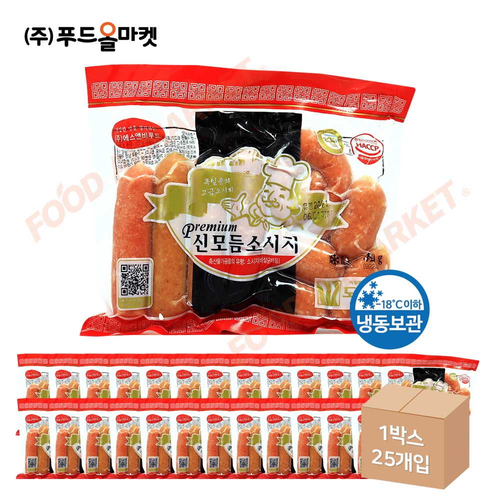 도나우 프리미엄신모듬소시지 420g /냉동 한박스 (420g x 25ea)