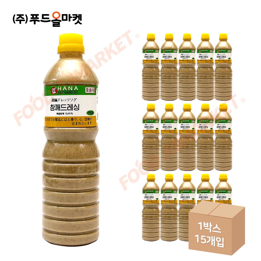 하나 참깨드레싱 900g 한박스 (900g x 15ea)