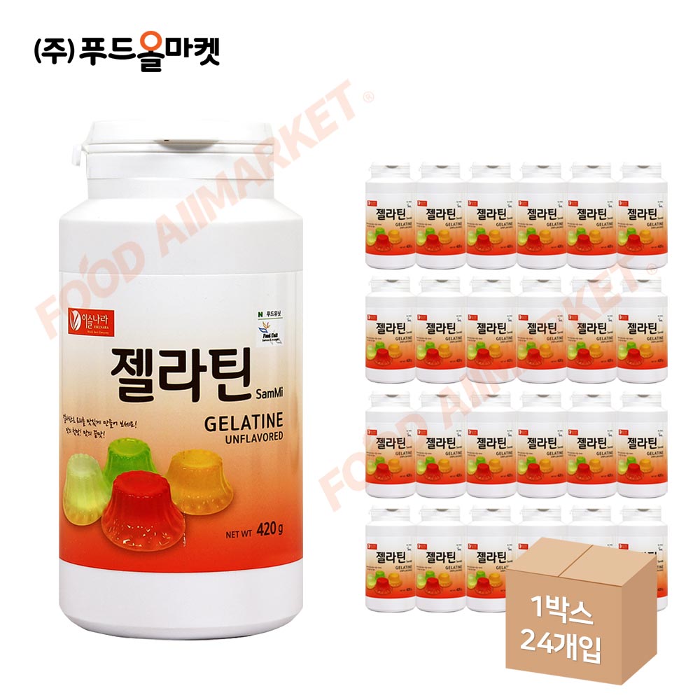 이슬나라 젤라틴 420g 한박스 (420g x 24ea)