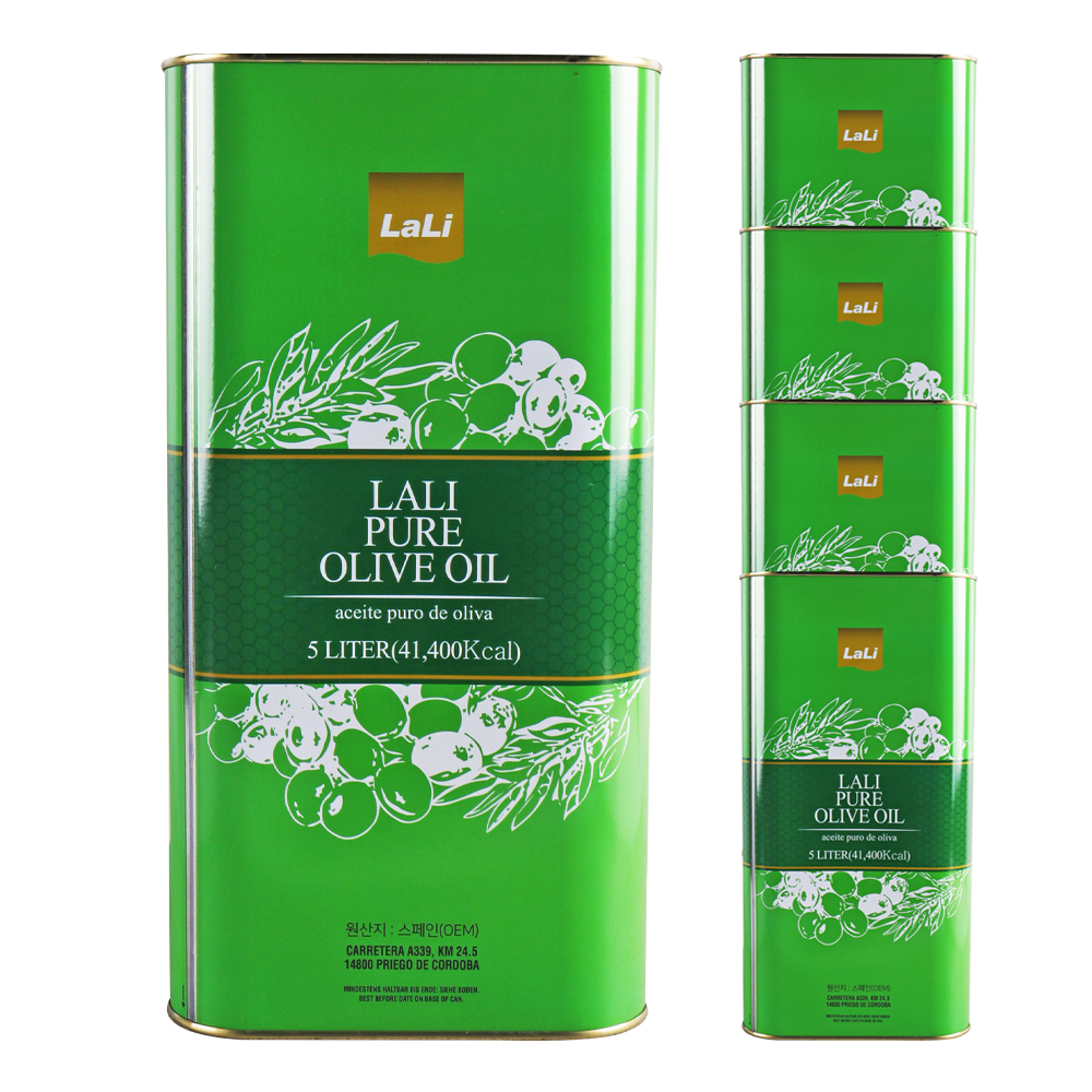 라리 퓨어 올리브유 5L 한박스 (5L x 4ea)