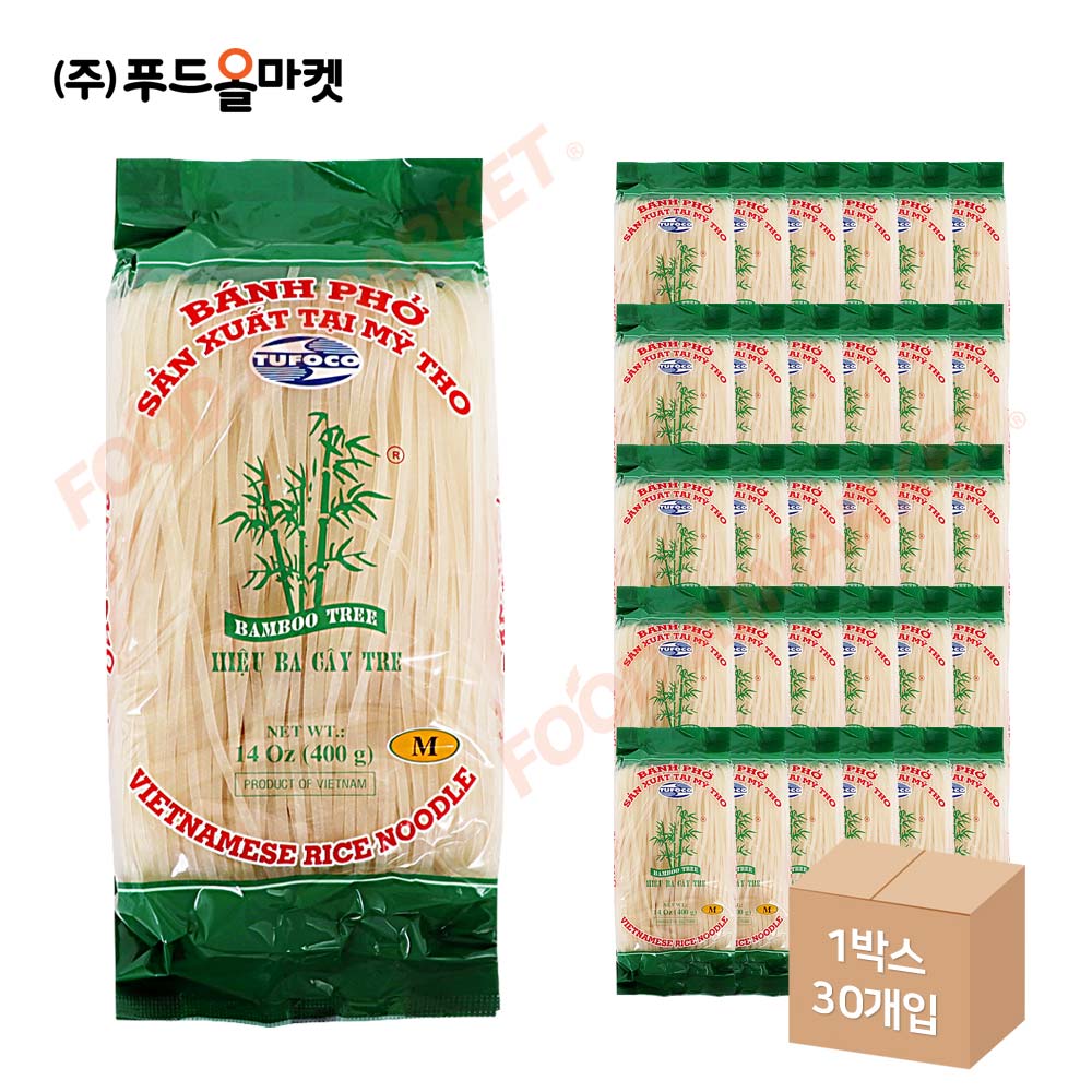 투포코 쌀국수 400g /3mm/베트남산 한박스 (400g x 30ea)