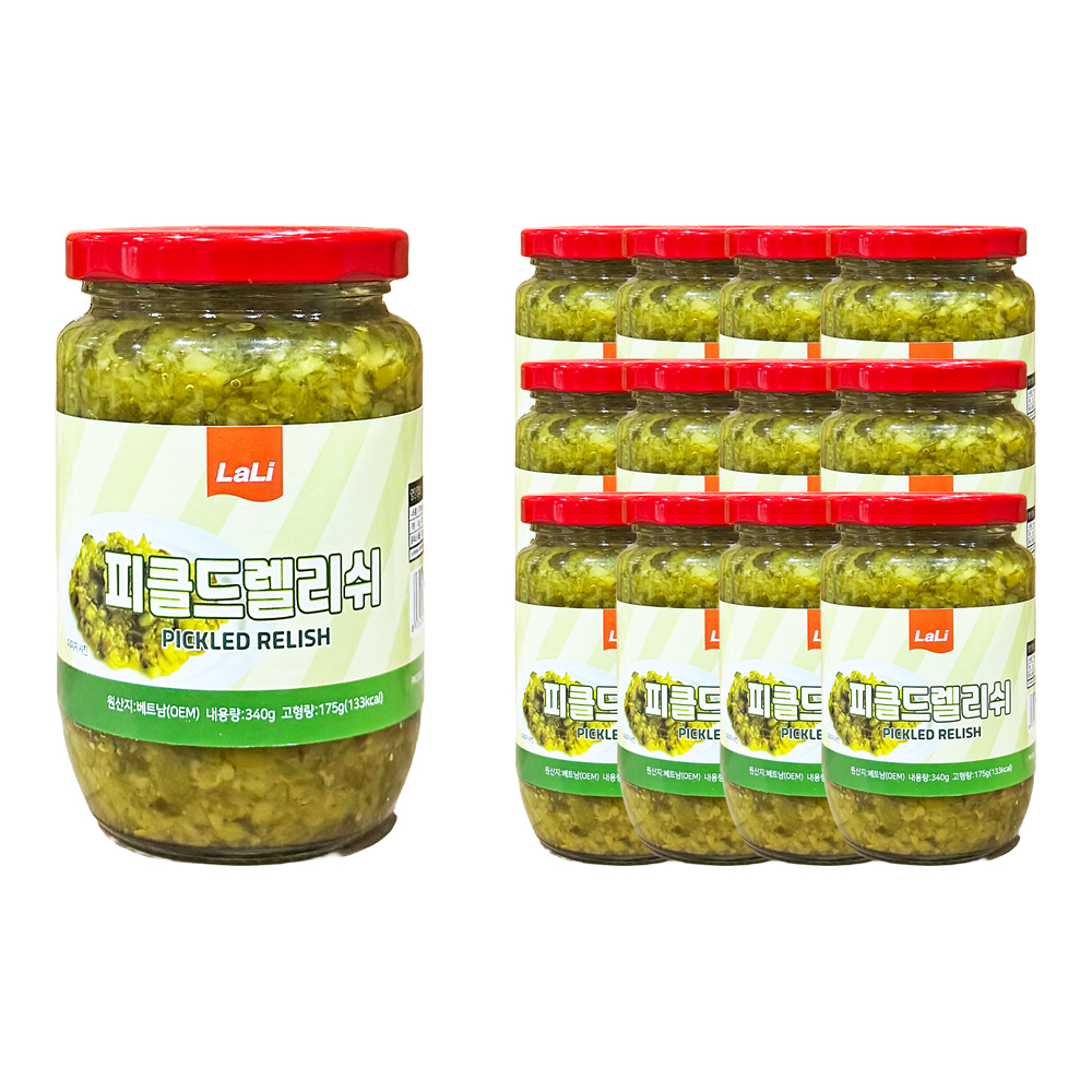 센 피클 렐리쉬(병) 340g 한박스 (340g x 12ea)