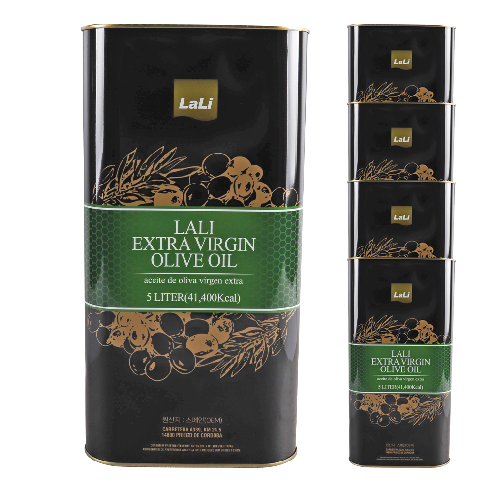 라리 엑스트라버진 올리브유 5L 한박스 (5L x 4ea)