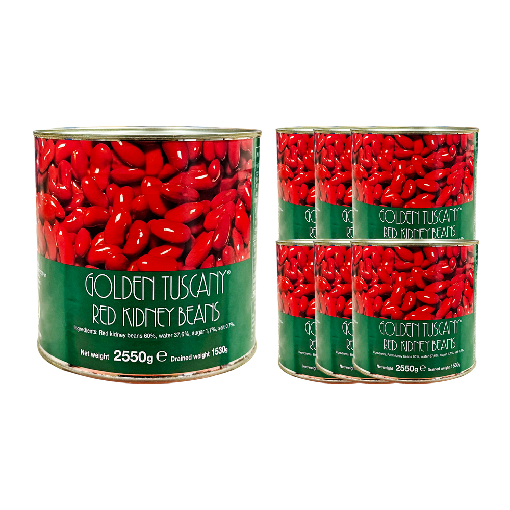 골든투스카니 강낭콩통조림 2.55kg /레드키드니빈스 한박스 (2.55kg x 6ea)