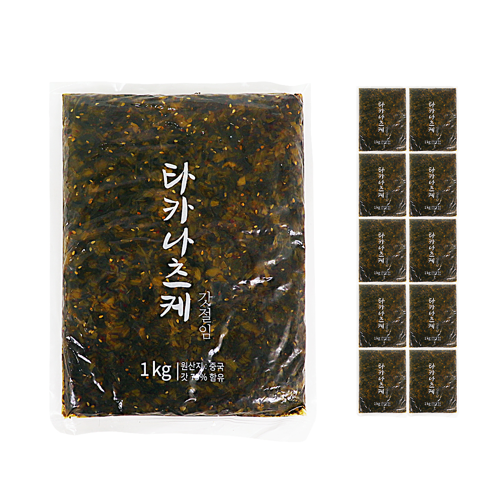 코우 타카나츠케 1kg 한박스 (1kg x 10ea)