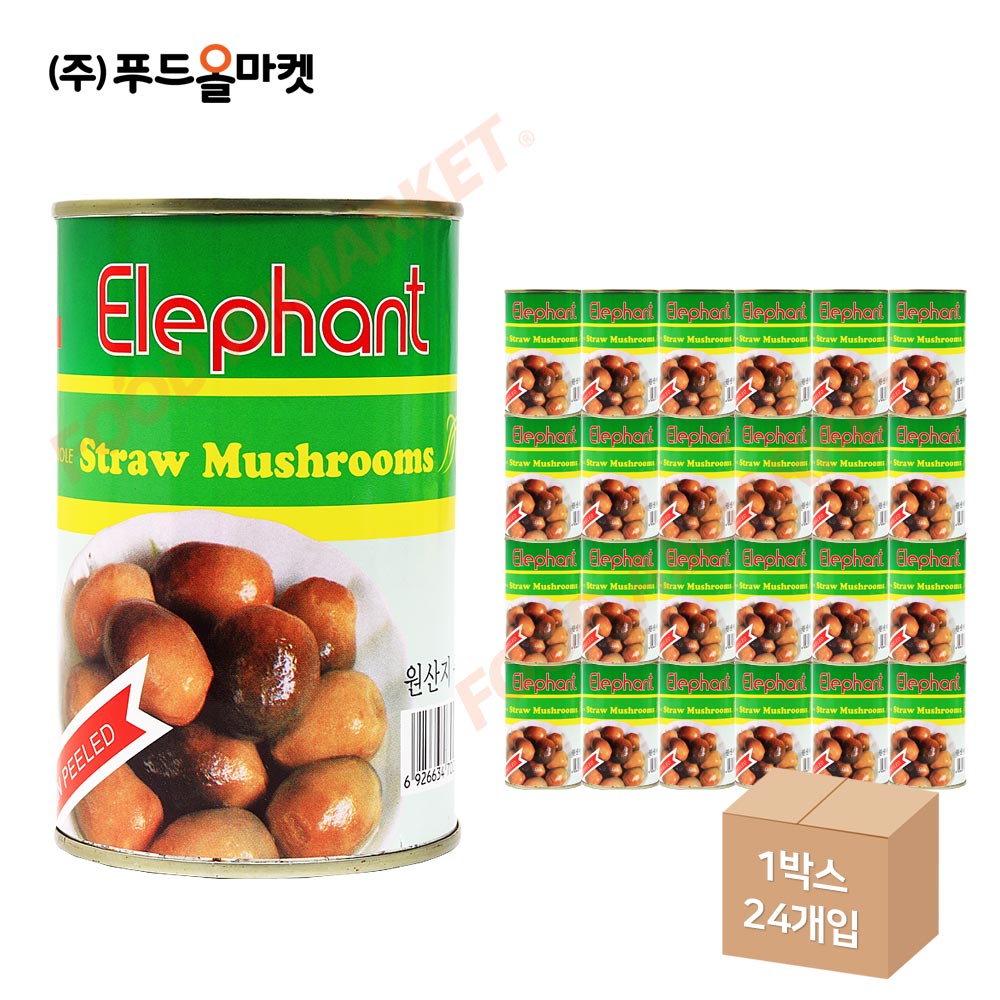코끼리 초고버섯 통조림 415g 한박스 (415g x 24ea)