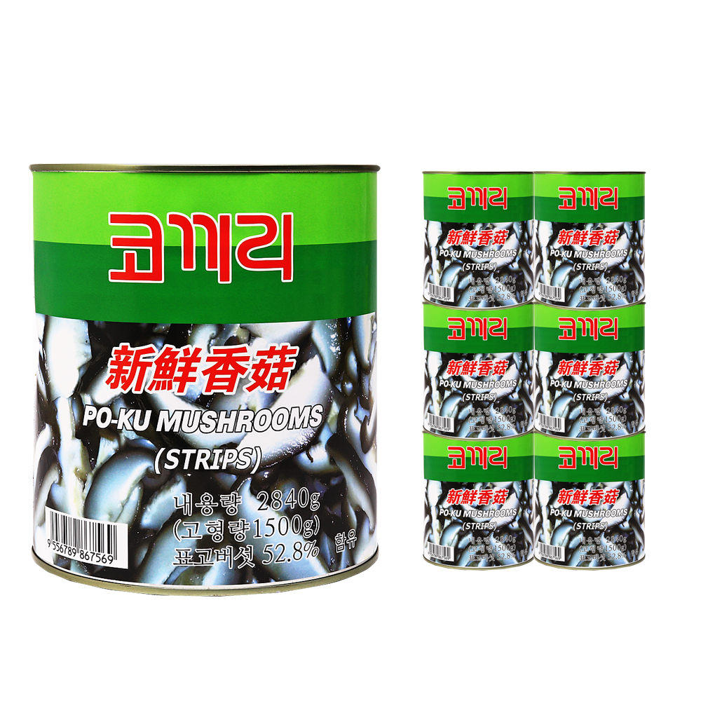 코끼리 표고버섯 채 2.84kg 한박스 (2.84kg x 6ea)