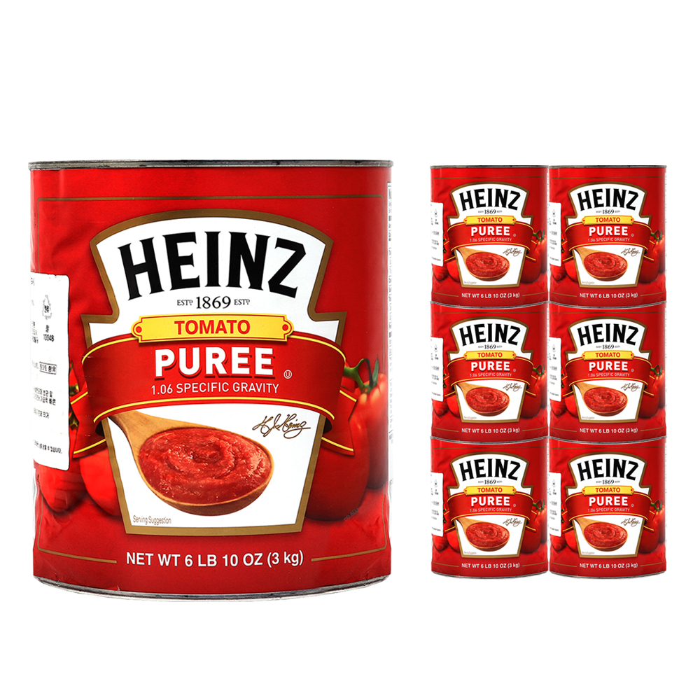 하인즈 토마토퓨레 3kg 한박스 (3kg x 6ea)