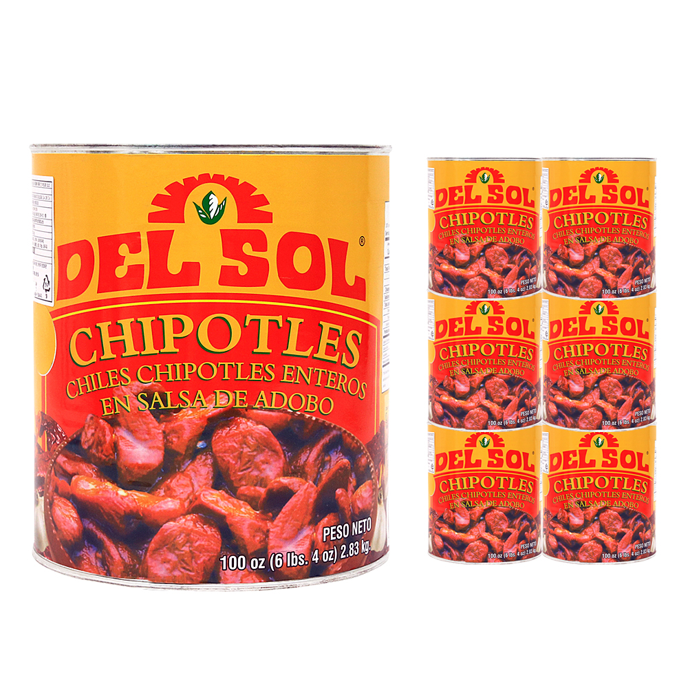 델솔 치포틀레스 홀치포틀레 페퍼인아도보소스 2.83kg 한박스 (2.83kg x 6ea)