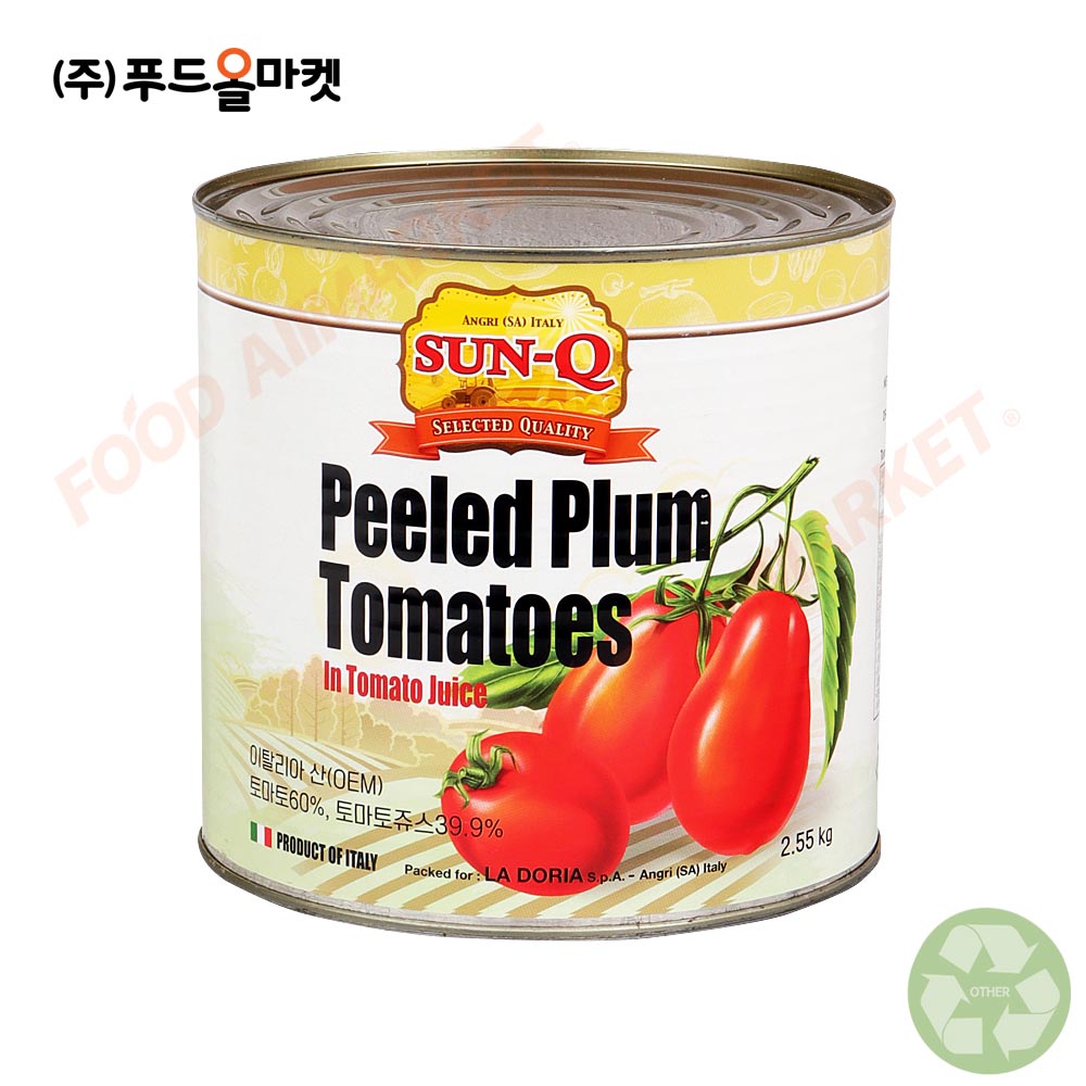 썬큐 필드프럼 토마토 통조림 2.55kg