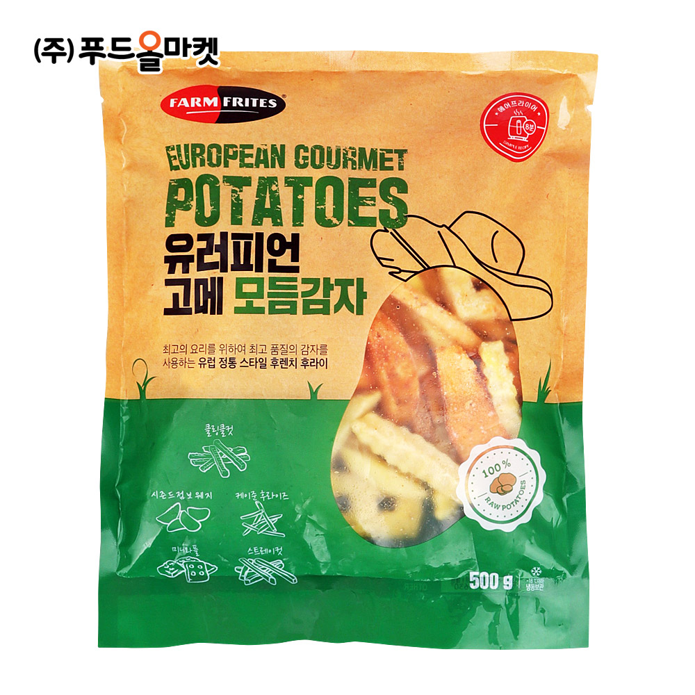 팜프리츠 고메 모듬 감자튀김 500g /냉동