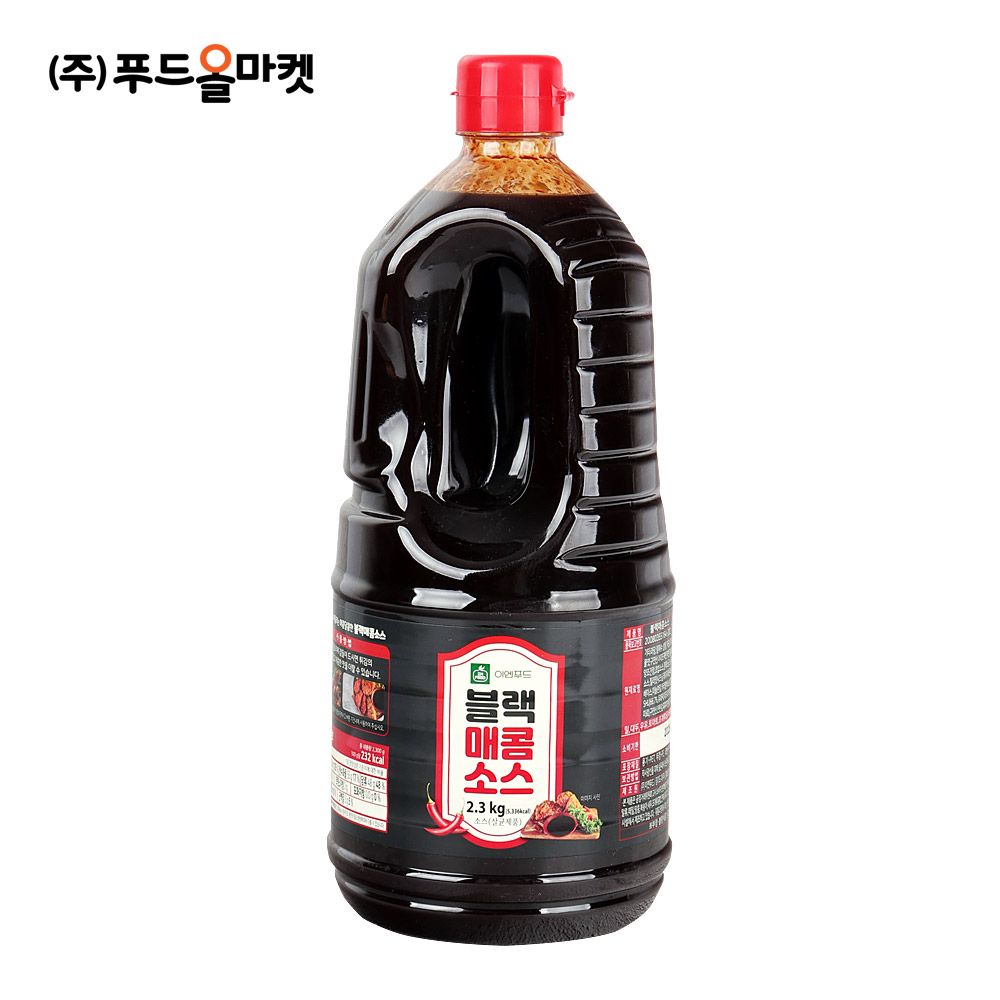 이엔 블랙매콤소스 2.3kg 튀김 닭꼬치