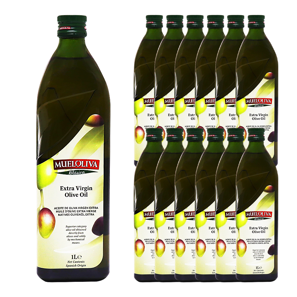 무엘올리바 엑스트라버진 올리브오일 1L 한박스 (1L x 12ea)