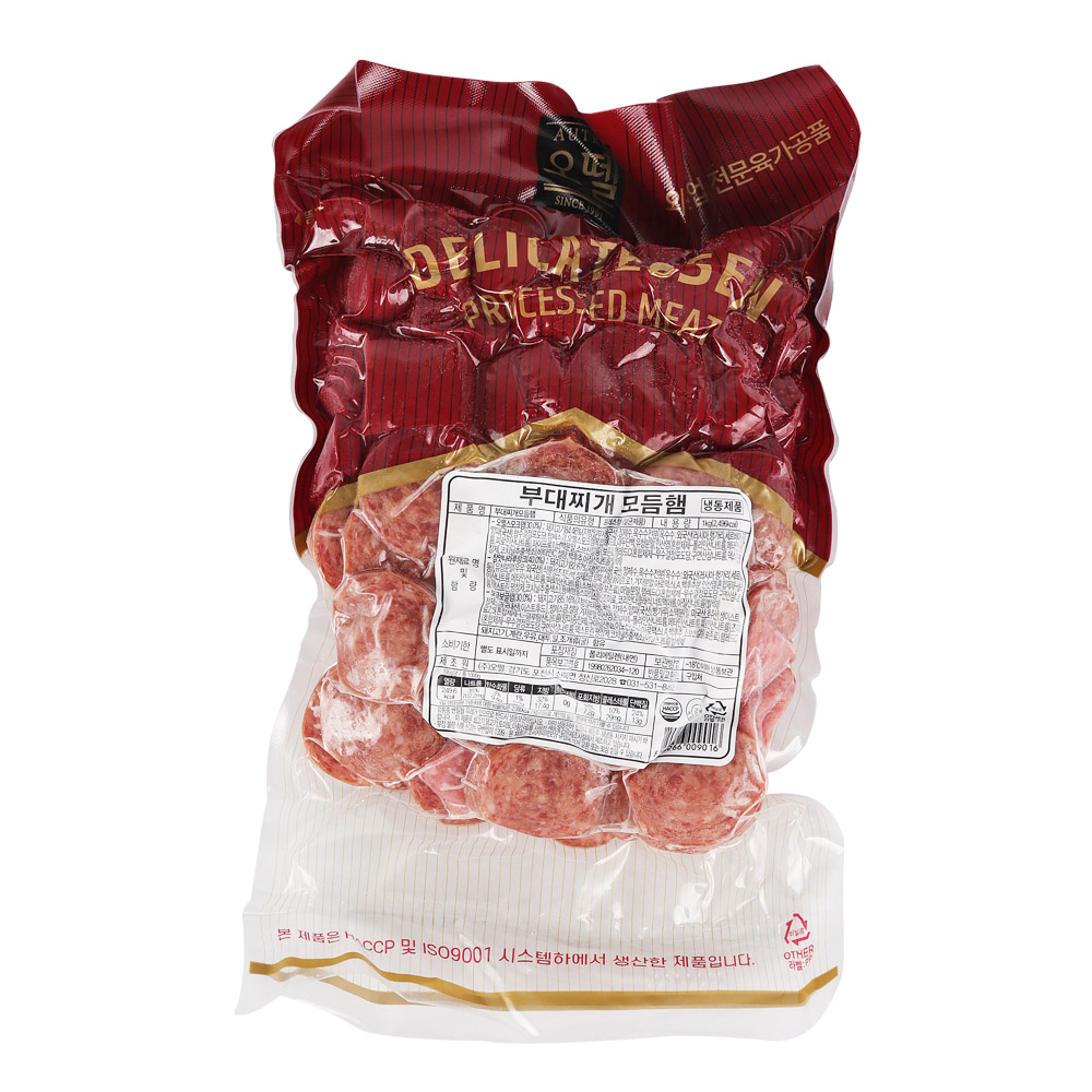 오뗄 부대찌개 모듬햄 1kg /냉동