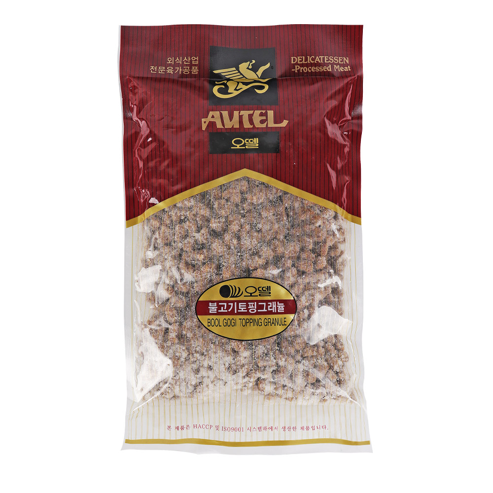 오뗄 불고기 토핑그레뉼 1kg /냉동/소비기한 25.03.23
