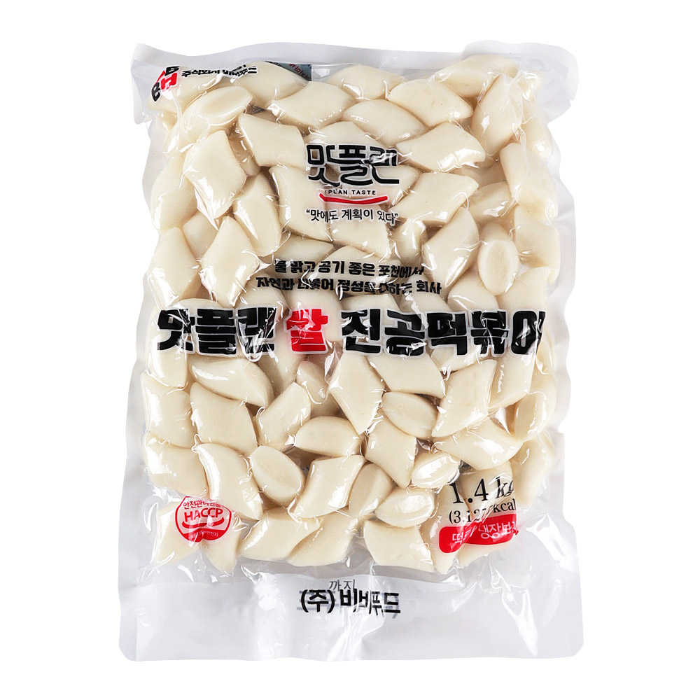 비비푸드 맛플랜 진공 쌀 떡볶이 떡 1.4kg /냉장