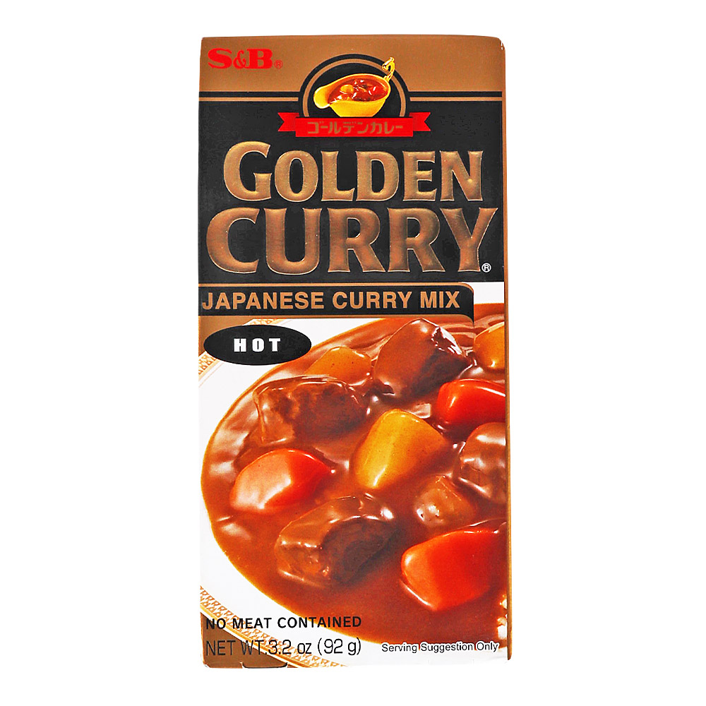 에스비 골든카레 매운맛 92g 고형카레