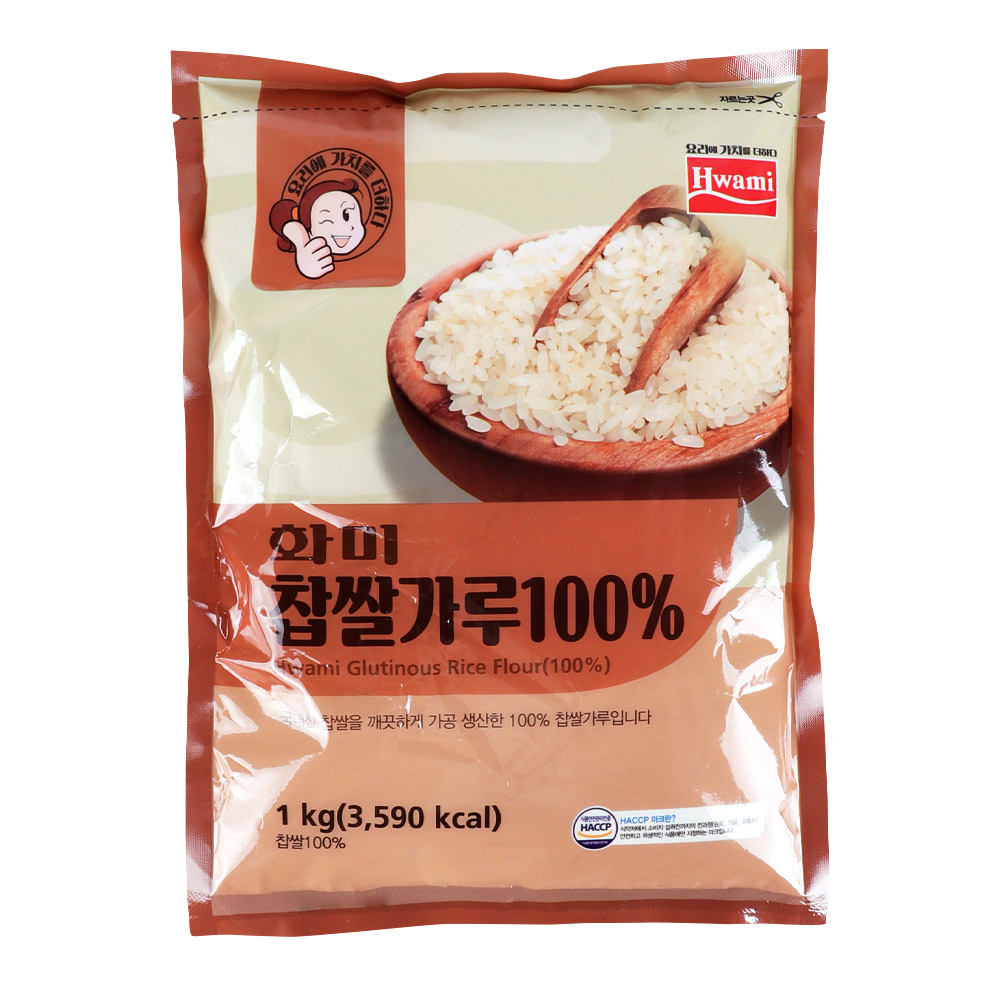 국내산 화미 찹쌀가루 1kg 100%