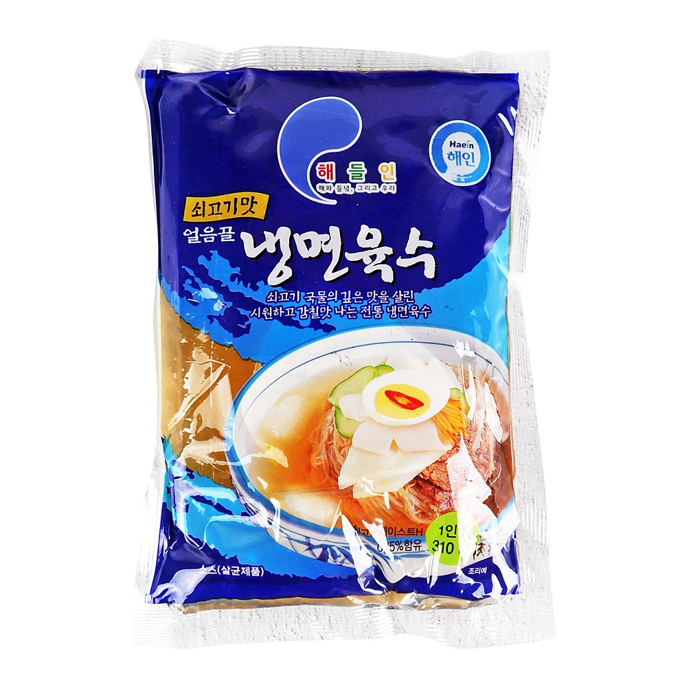 해인 쇠고기맛 냉면육수 310ml