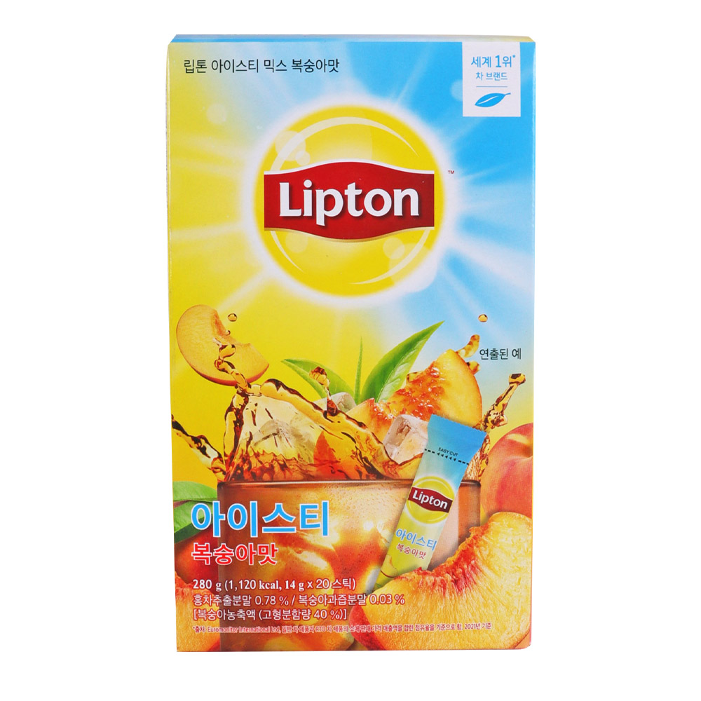 립톤 아이스티 스틱 복숭아 280g(20T)