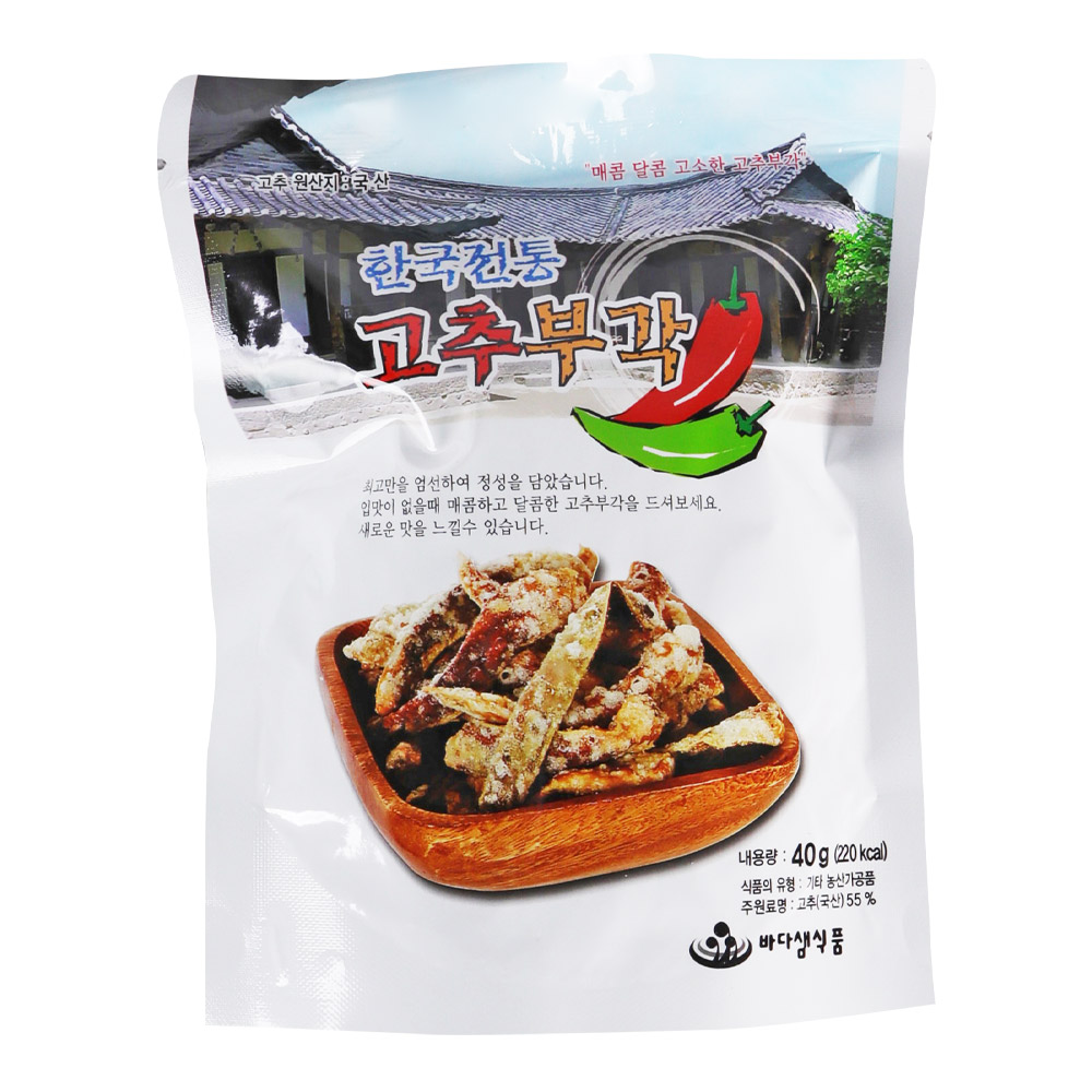 바다샘 고추부각 40g