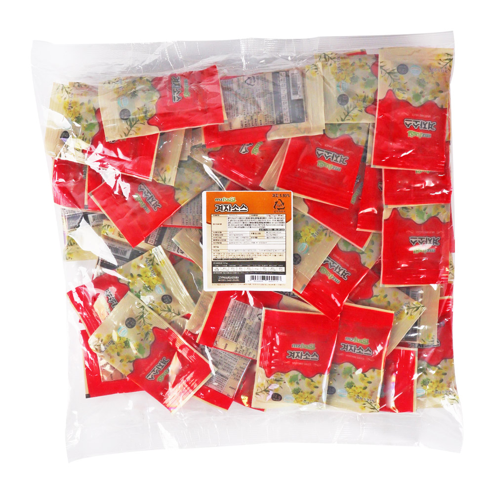 엠지푸드 일회용 겨자소스 1.2kg(12g x 100ea)