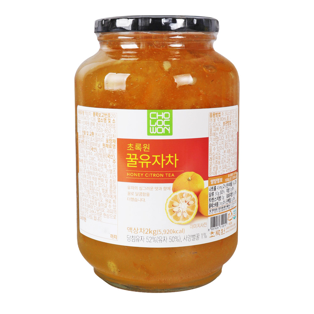 초록원 꿀유자차 2kg