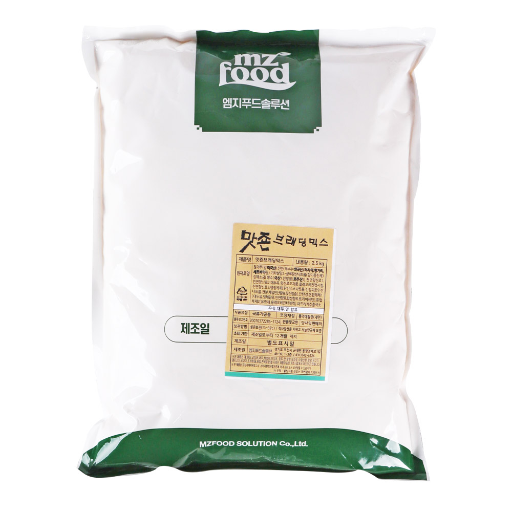 맛죤식품 브레딩믹스 파우더 2.5kg