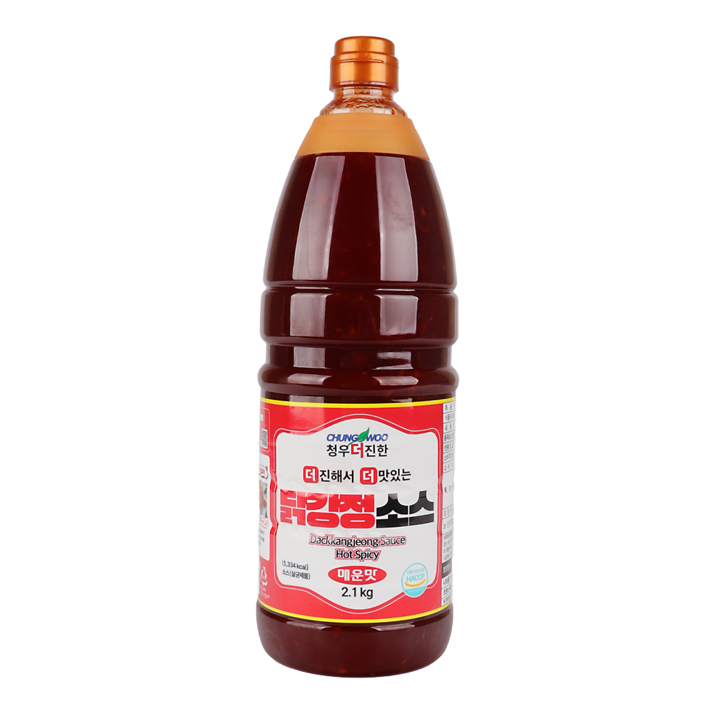 청우 더진한 닭강정소스 매운맛 2.1kg