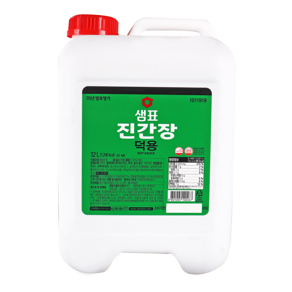샘표 진간장 12L