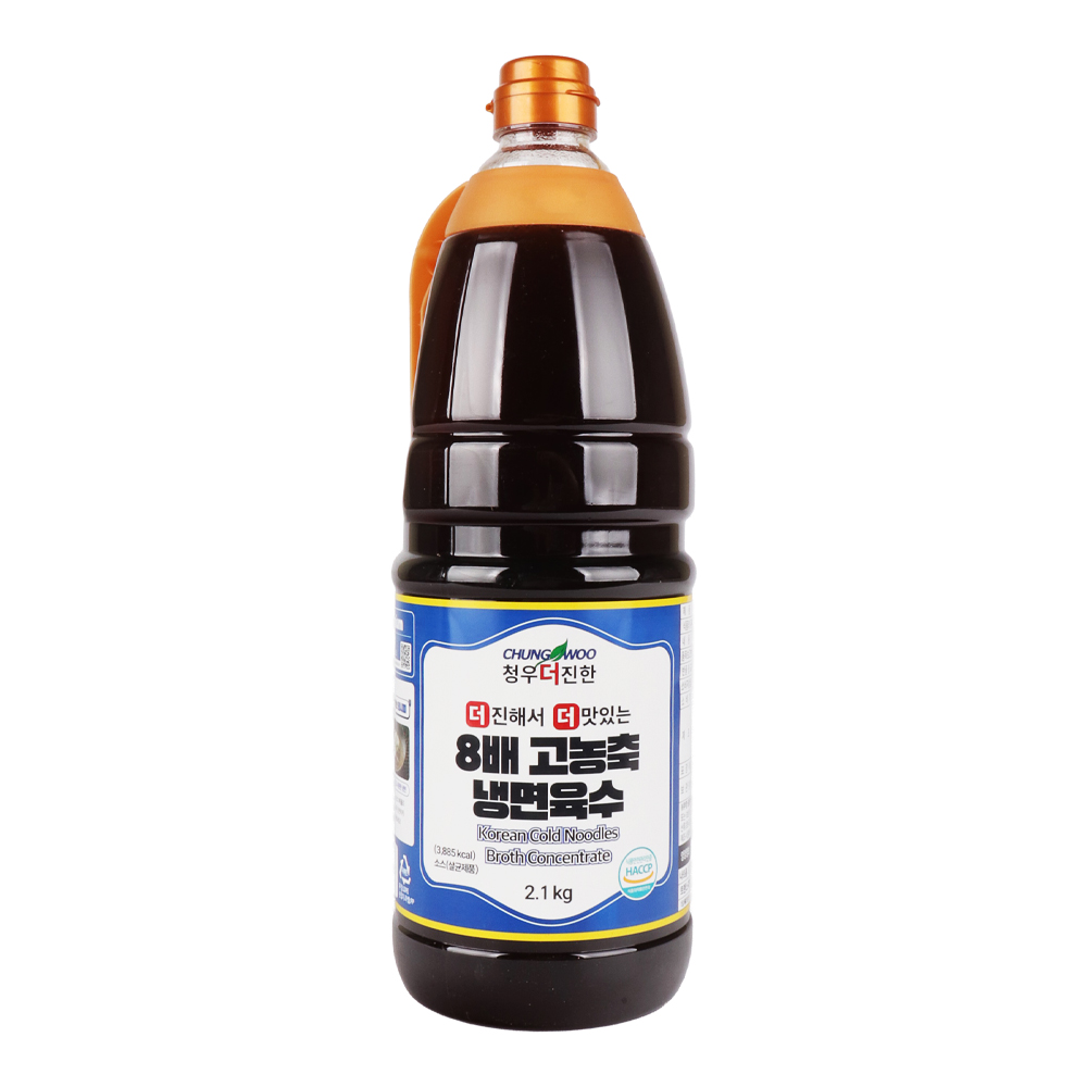 청우 더진한 8배 고농축 냉면육수 2.1kg