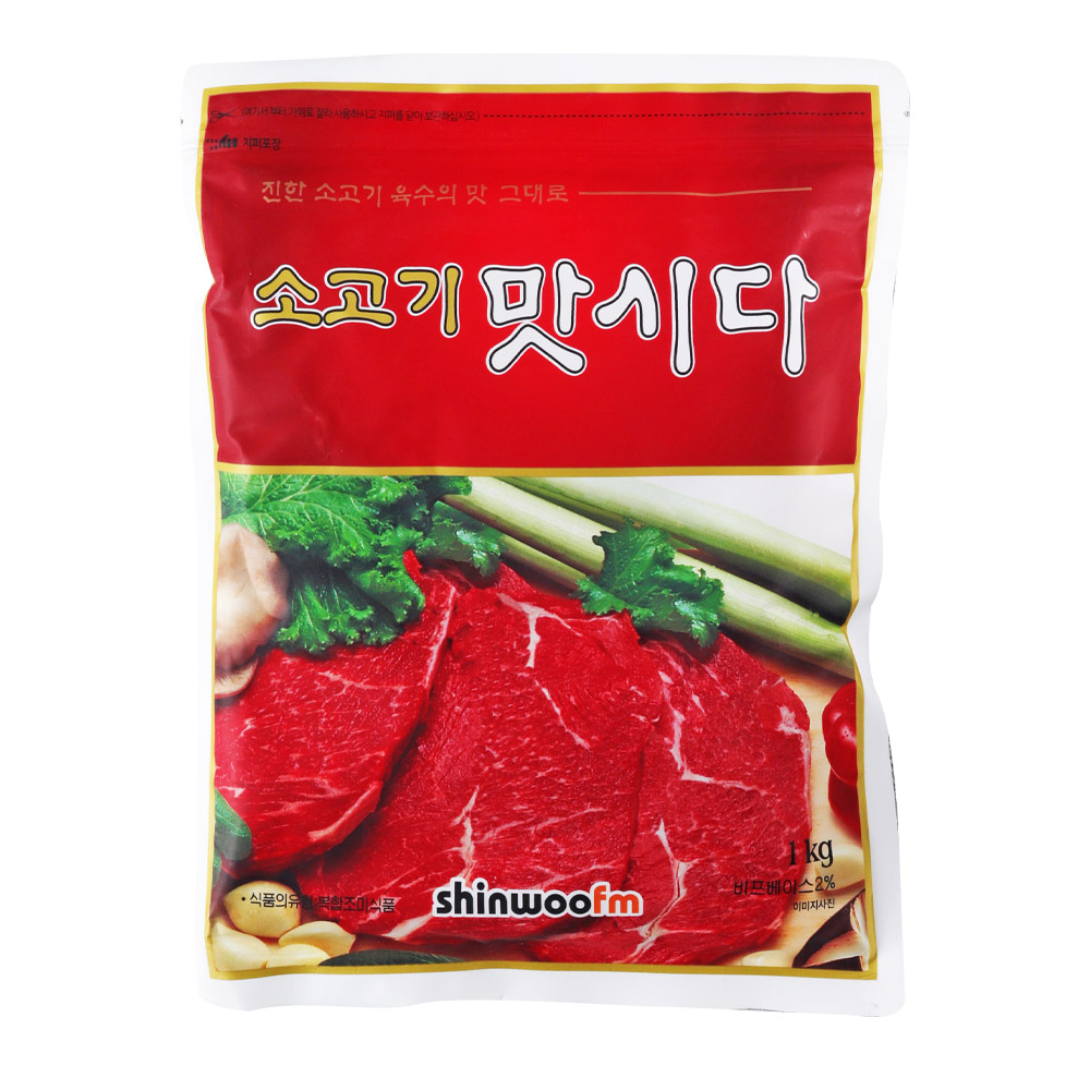 신우에프엠 쇠고기맛시다 1kg /맛다시