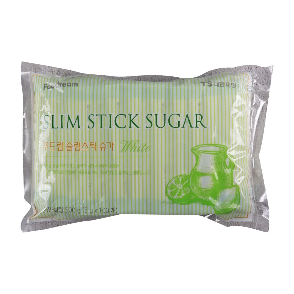 푸드림 미니바 정백슬림스틱슈가 (5g x 100ea)