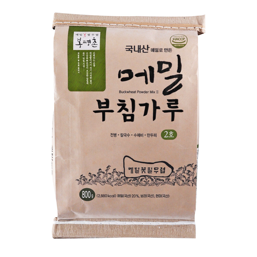 봉평 메밀부침가루 20% 800g