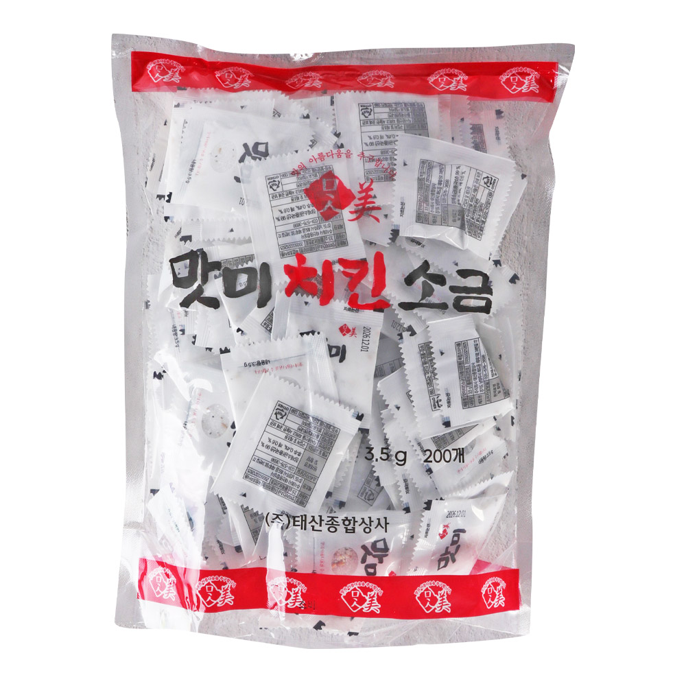 태산 맛미치킨소금 700g (3.5g x 200ea)