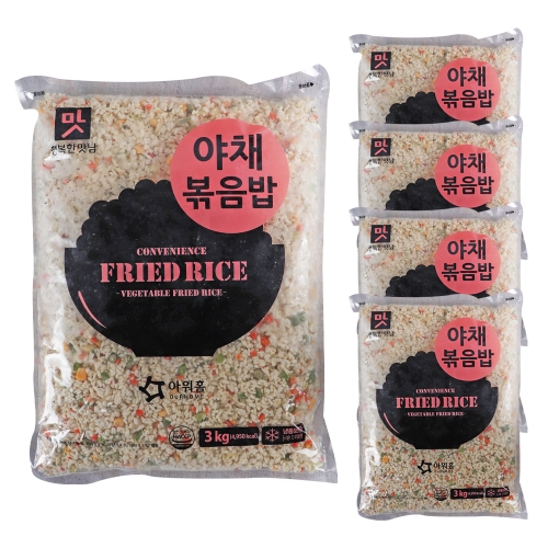 행복한만남 야채볶음밥 3kg / 냉동