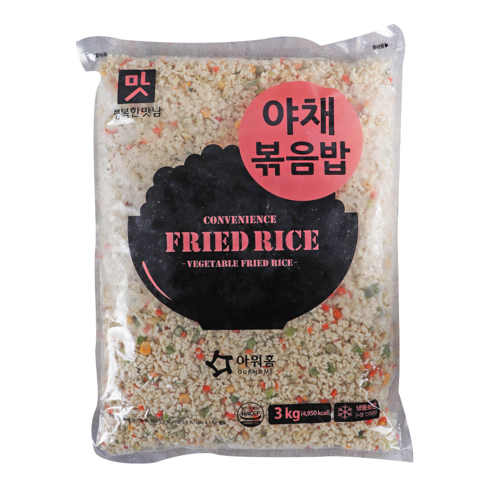 행복한만남 야채볶음밥 3kg / 냉동