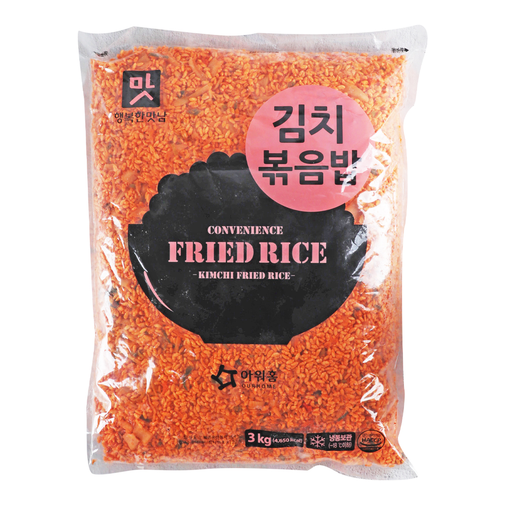 행복한맛남 김치볶음밥 3kg / 냉동/ 소비기한 26.03.19