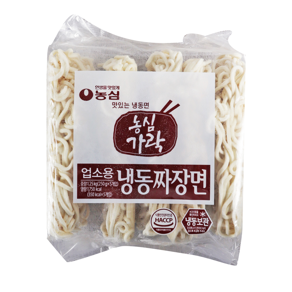 농심 가락냉동짜장면 중화면 (250g x 5ea) /냉동