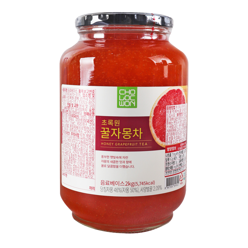 초록원 꿀자몽차 2kg