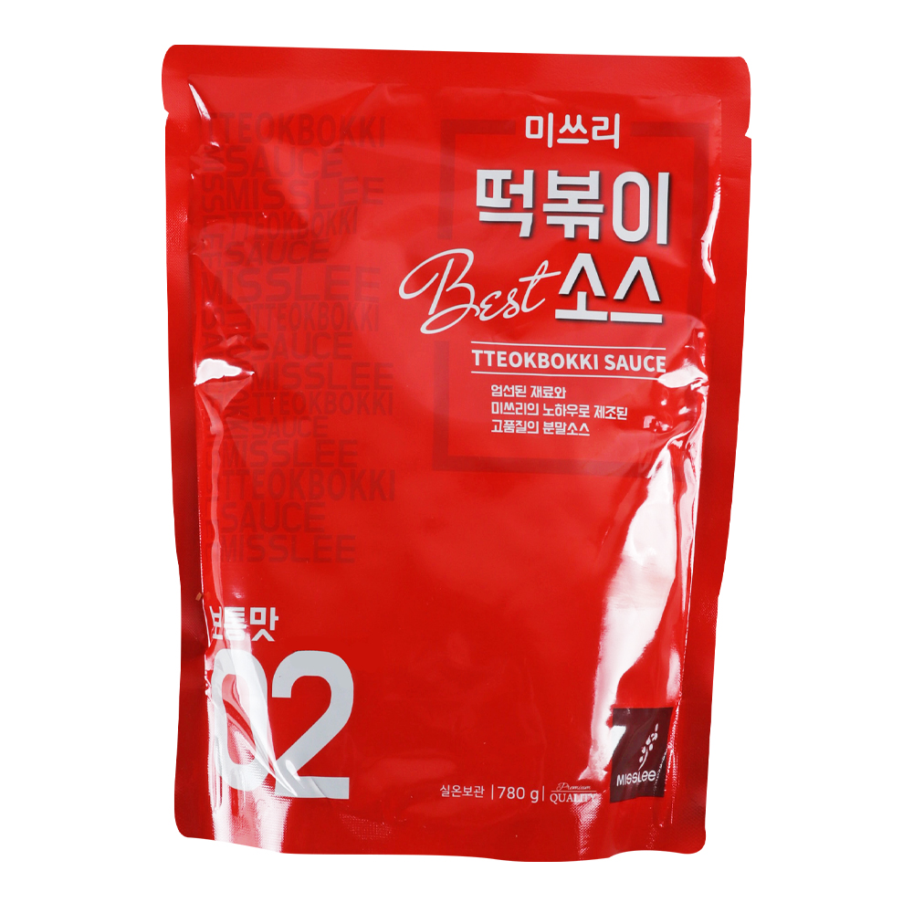 미쓰리 떡볶이소스 보통맛(2번) 780g