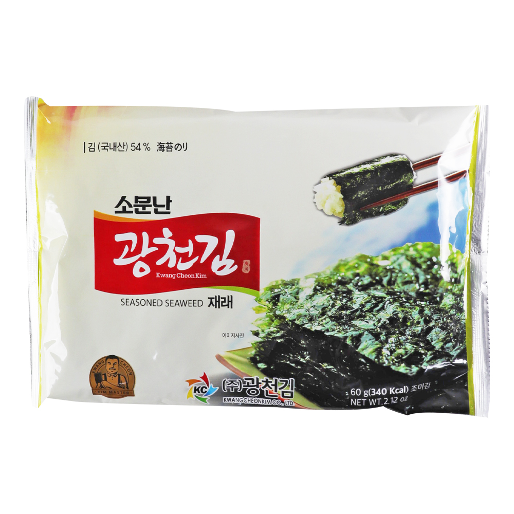 백제식품 광천김 전장김 大 60g