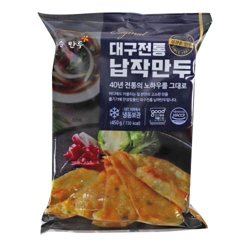성경순만두 대구전통 납작만두 450g /냉동