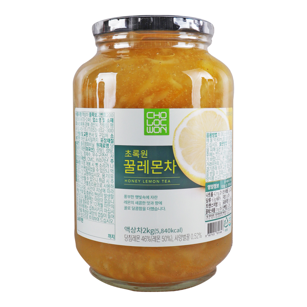 초록원 꿀레몬차 2kg