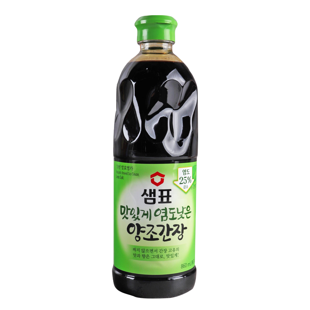 샘표 염도낮은 양조간장 860ml / 저염간장