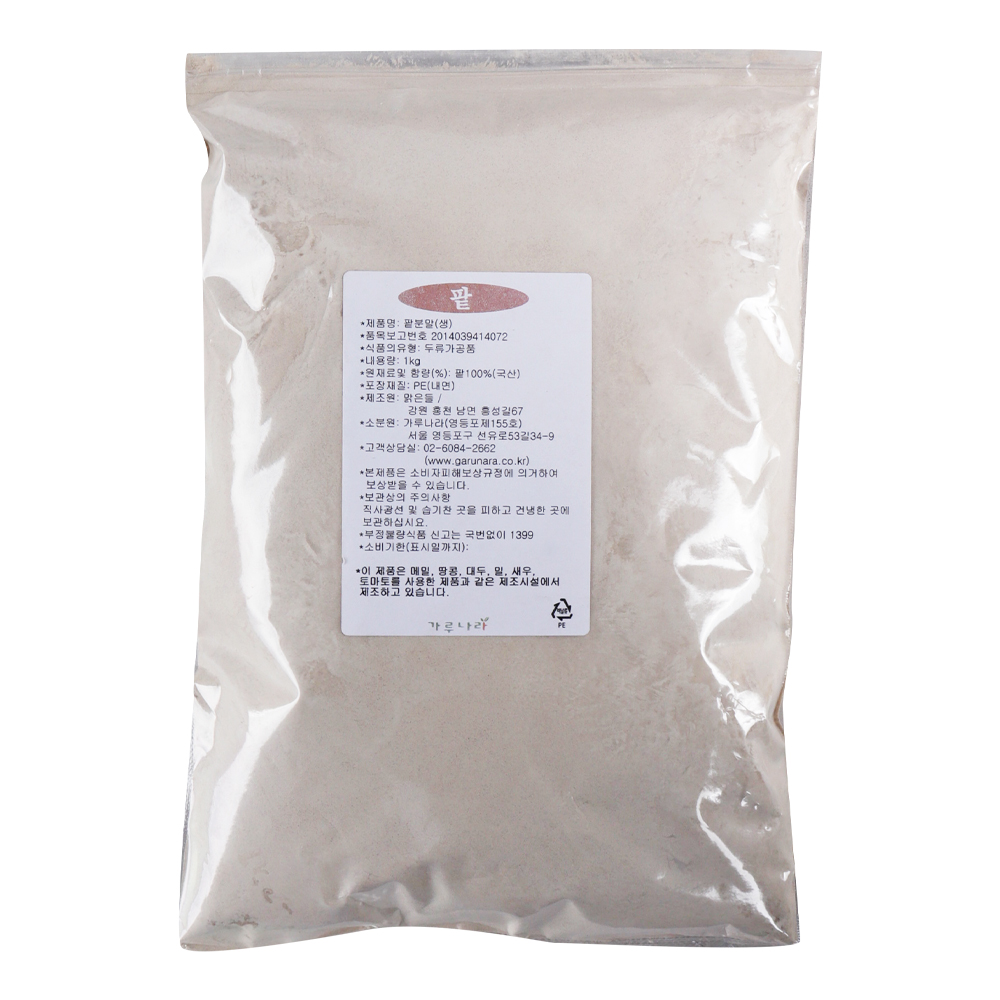 가루나라 생팥분말 1kg/ 팥가루